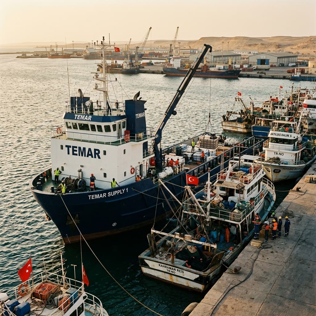 Moritanya & Senegal — Türk balıkçı filosuna ikmal