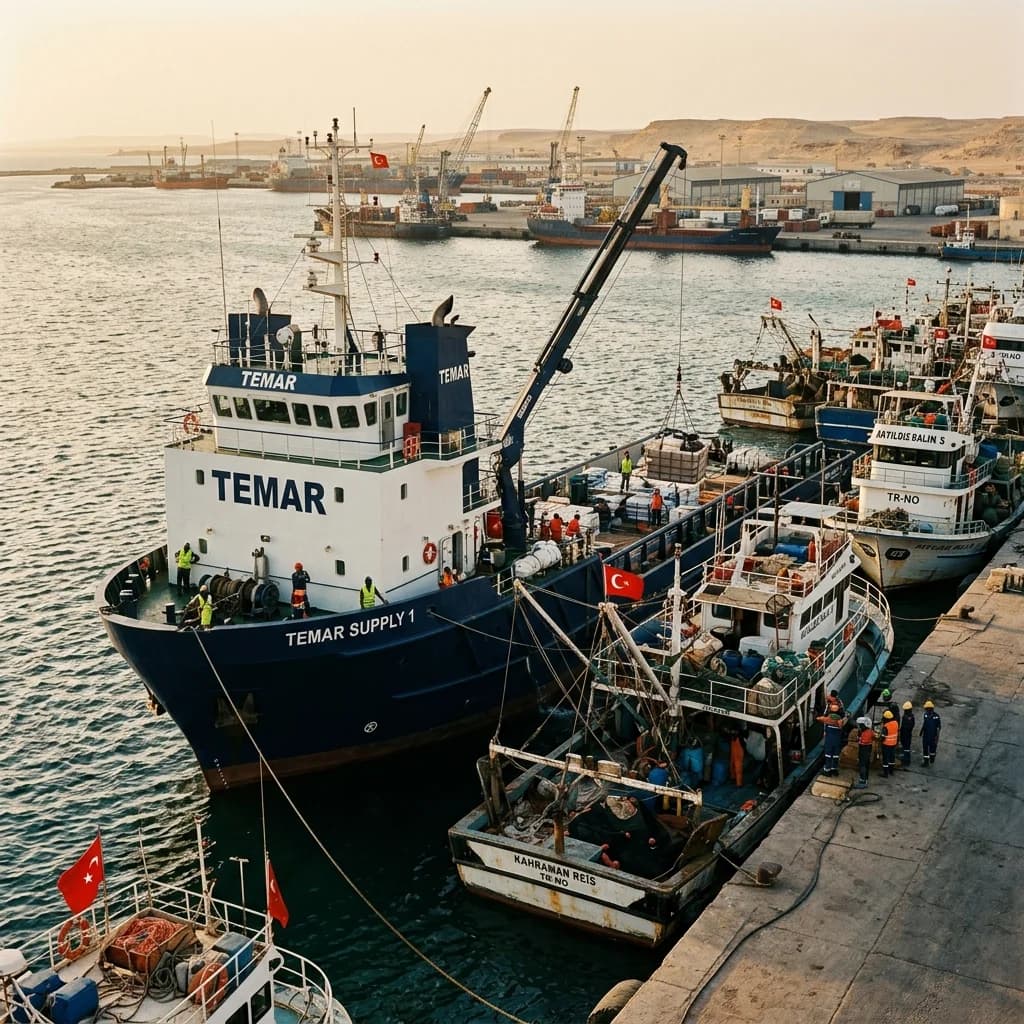 Moritanya & Senegal — Türk balıkçı filosuna ikmal
